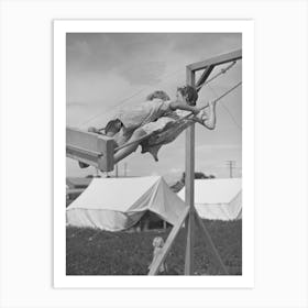 Untitled Photo, Possibly Related To Children Playing In Mobile Unit Of Fsa (Farm Security Administration) Labor Art Print