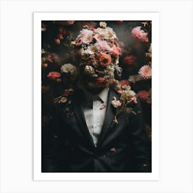 Flower Man Art Print