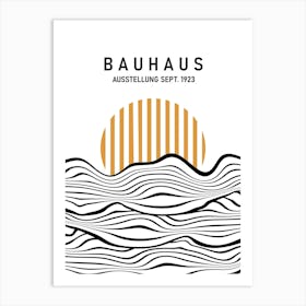 Bauhaus Waves Art Print