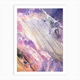 Earth From Space 4 Art Print