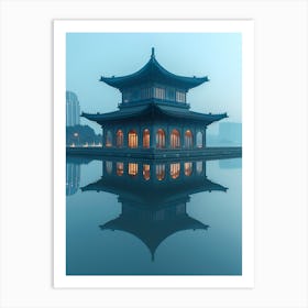 Chinese Pagoda 2 Art Print