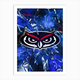 Florida Atlantic Owls 1 Art Print