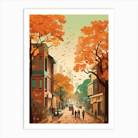 Dhaka In Autumn Fall Travel Art 2 Art Print