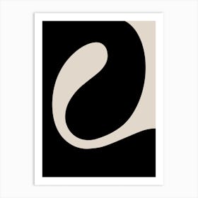 Zen Minimalist Abstract Wave Art Print