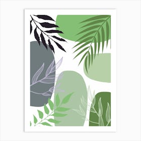 Green Leaves Art Print