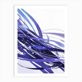 Abstract Wave Pattern Art Print