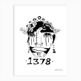 1378 Art Print