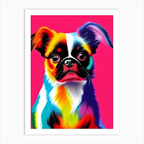 Japanese Chin Andy Warhol Style Dog Art Print