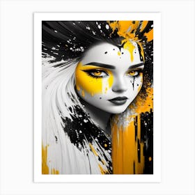 woman art 2 Art Print