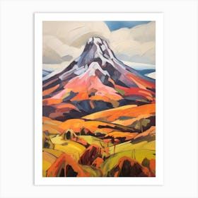 Cotopaxi Ecuador 4 Mountain Painting Art Print