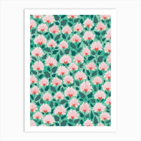 Hoya Hearts - Mint Art Print