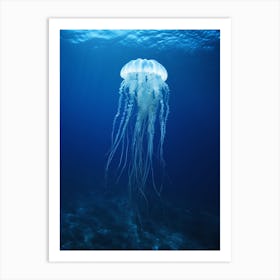 Turritopsis Dohrnii Importal Jellyfish Ocean Realistic 1 Art Print