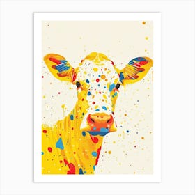 Yellow Cow 1 Art Print