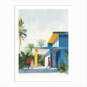 Illustration Of A House Art Print