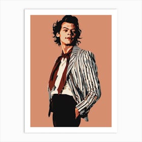 Harry Styles Vector Illustration Art Print