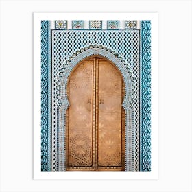 Door To The Mosque morocco Art Print