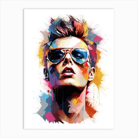 Pop Star Abstract Painting Art Print