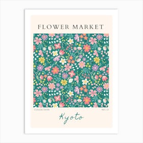 Flower Market 30 Art Print