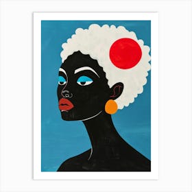 Afro-American Woman 27 Art Print