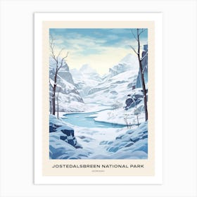 Jostedalsbreen National Park Norway 4 Poster Art Print