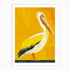 Yellow Pelican 3 Art Print