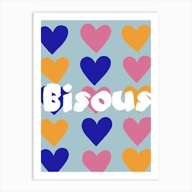 Bisous Art Print