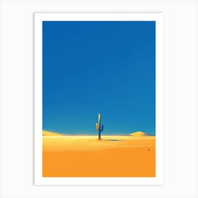 Desert Landscape 5 Art Print