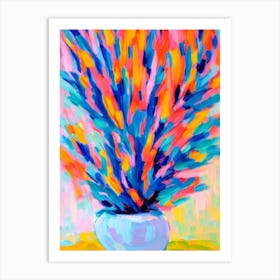 Colour And Nature Matisse Inspired Flower Art Print