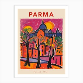 Parma Italia Travel Poster Art Print