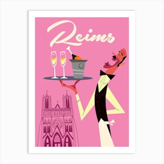 Reims Poster Art Print
