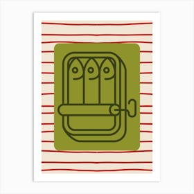 Sardines Green Art Print