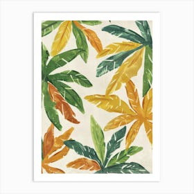 Tropical Leaves 147 Art Print