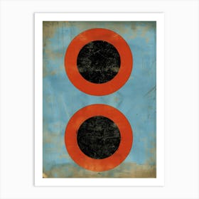 Two Circles 1 Art Print