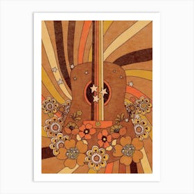 Acoustic Guitar 4 Art Print