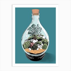 Bonsai Terrarium Art Print