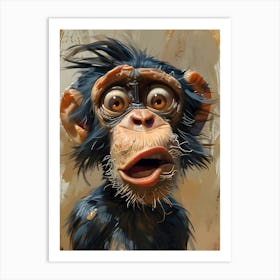 Chimpanzee 1 Art Print