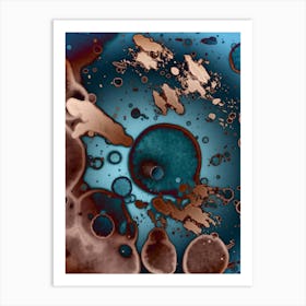 Abstraction A Planet In Space Art Print