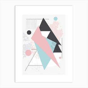 Abstract Geometric Print Art Print