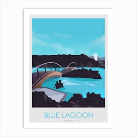 Blue Lagoon Iceland  Art Print