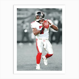 Michael Vick Atlanta Falcons Art Print