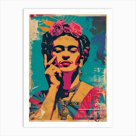 Frida Kahlo Vintage Poster Art Print