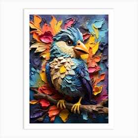 Colorful Bird 4 Art Print