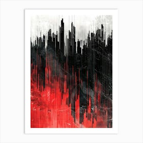 Cityscape Canvas Print 4 Art Print