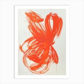 'Orange' 7 Art Print