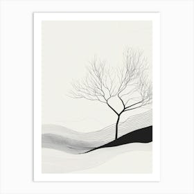 Lone Tree 1 Art Print