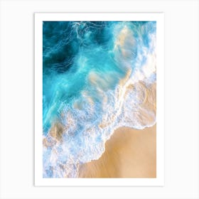 Aerial View Of The Ocean 7 Art Print