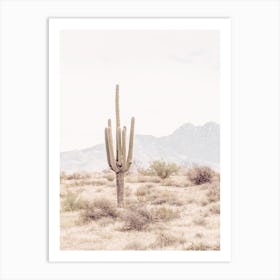 Saguaro Desert Art Print