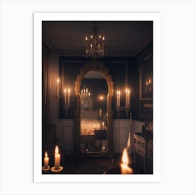 Room With Candles Art Print