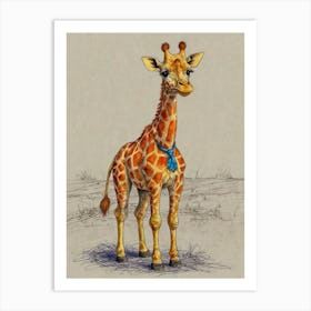 Giraffe 112 Art Print