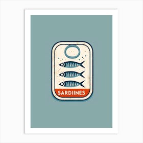 Sardines can Art Print